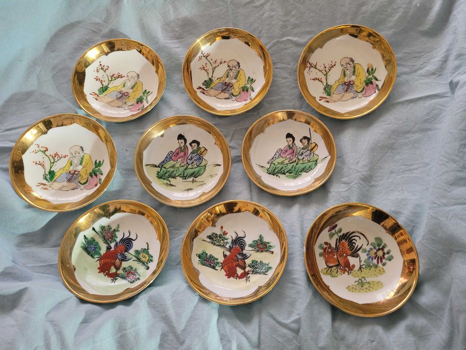 pratinhos chineses variados fabricados em Macau