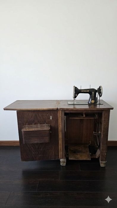Немецкая швейная машинка Köhler в тумбе. Рабочая
Текст:
Продам ножную швейную машинку Köhler (Кёлер). Производство — Германия.
Машинка в рабочем состо