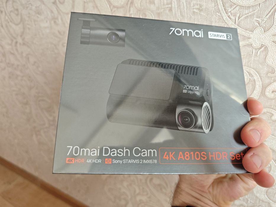 Авто реєстратор 70mai A810s 4K НОВИНКА Топ  Супер якість відео
