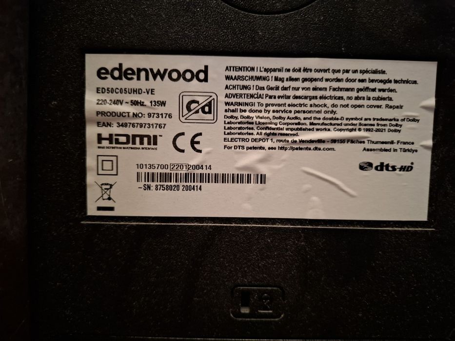 Телевізор смарт Edenwood