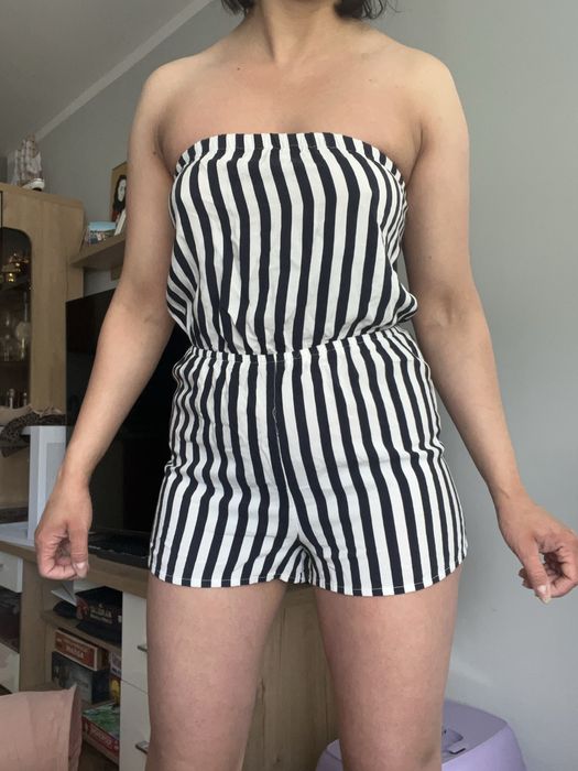 Kombinzon paski bez ramiączek hm samonośny