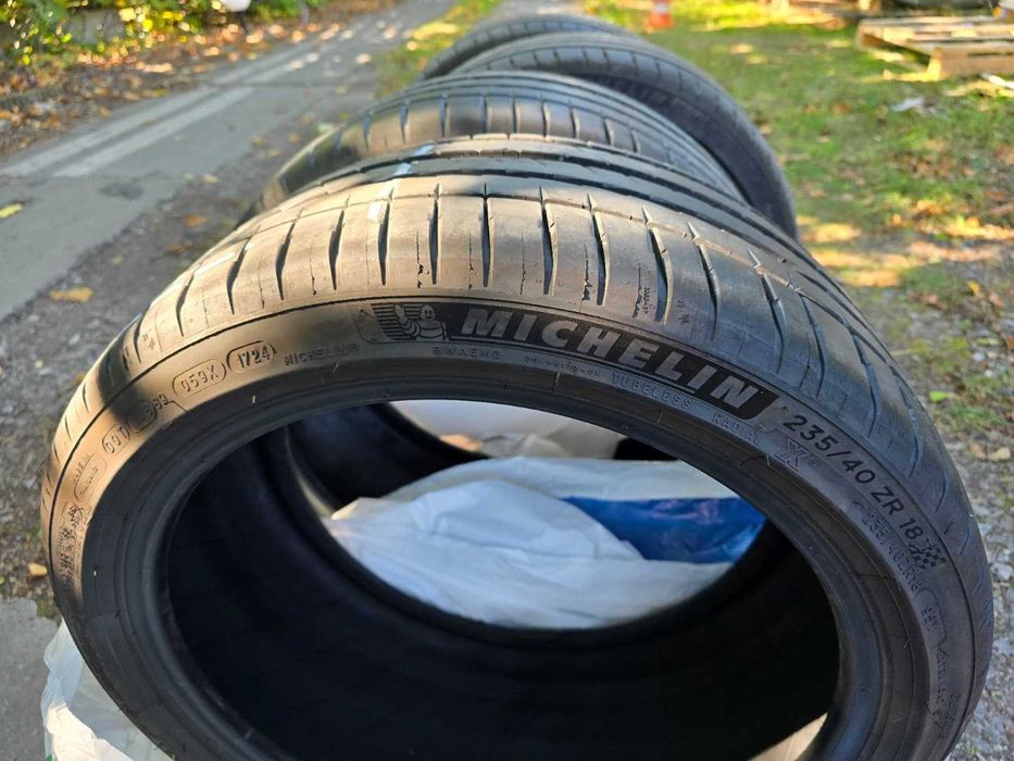 4x Michelin Pilot Sport 4 235/40 ZR18 7-8mm 2024 jak nowe