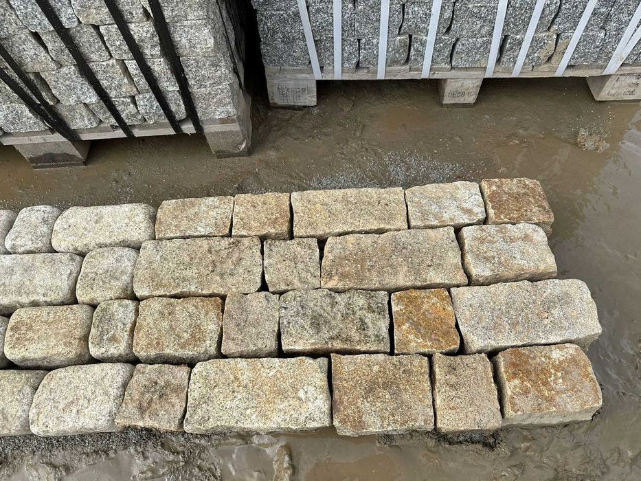 Kostka granitowa żółta