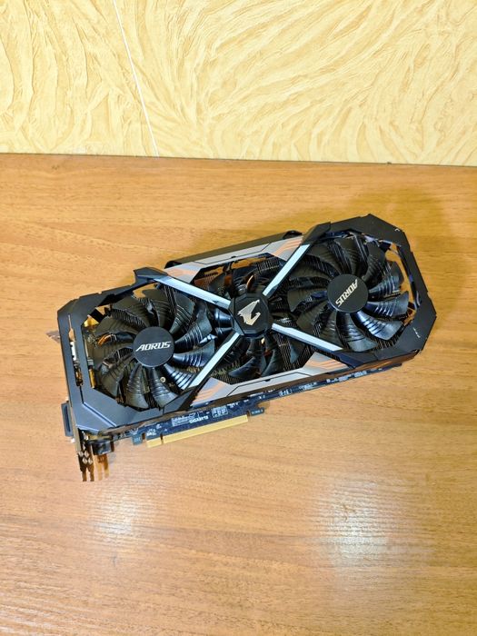 •ЛЕГЕНДАРНА•GTX1080TI•11Gb/DDR5X/352Bit•Gigabyte-Aorus•
