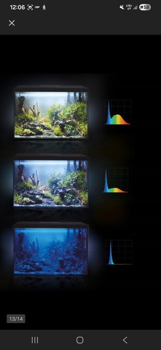 Akwarium 60x30x40 72 L OŚWIETLENIE AQUAEL LED