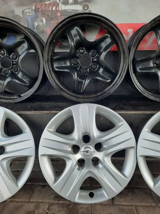 felgi stalowe strukturalne + kołpaki 17 5x120 et41 opel insignia