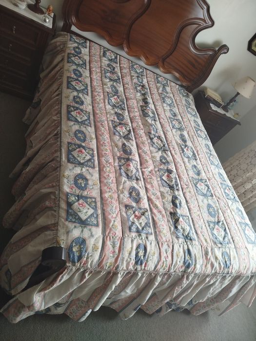 Colcha de edredão para cama de casal
