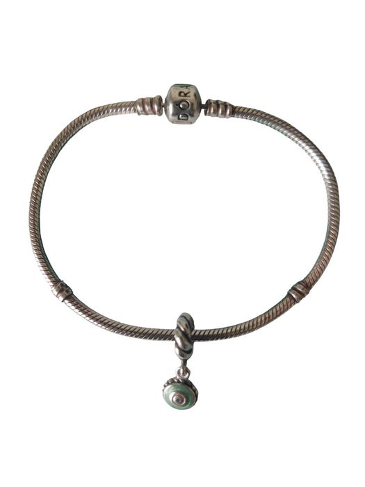 Pulseira e conta Pandora em prata 925