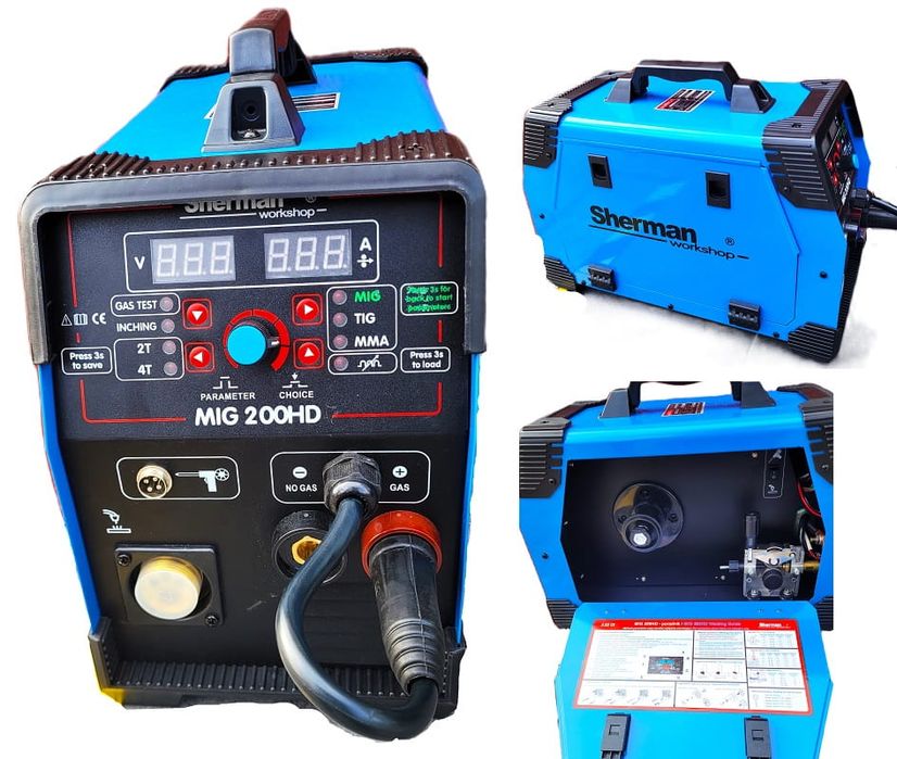 Migomat Półautomat spawalniczy MIG 200HD Sherman