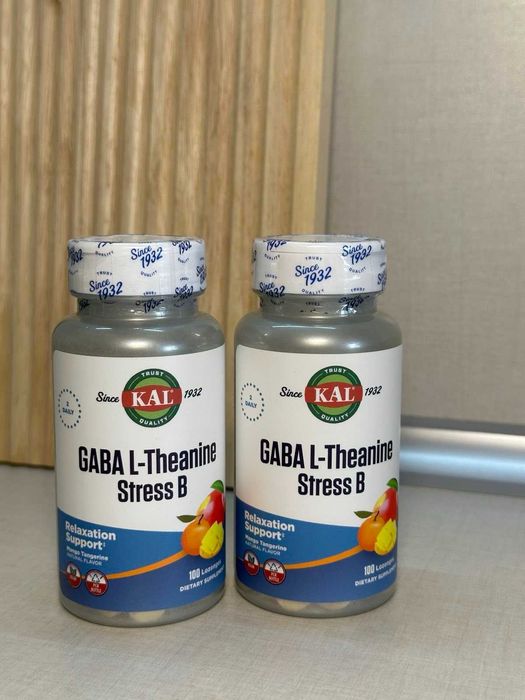 GABA Габа теанін KAL, Stress B, ГАМК та L-теанін 100 таблеток