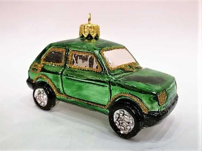 Mały Fiat - bombka choinkowa 126p Maluch 00k01GR bombkizebra