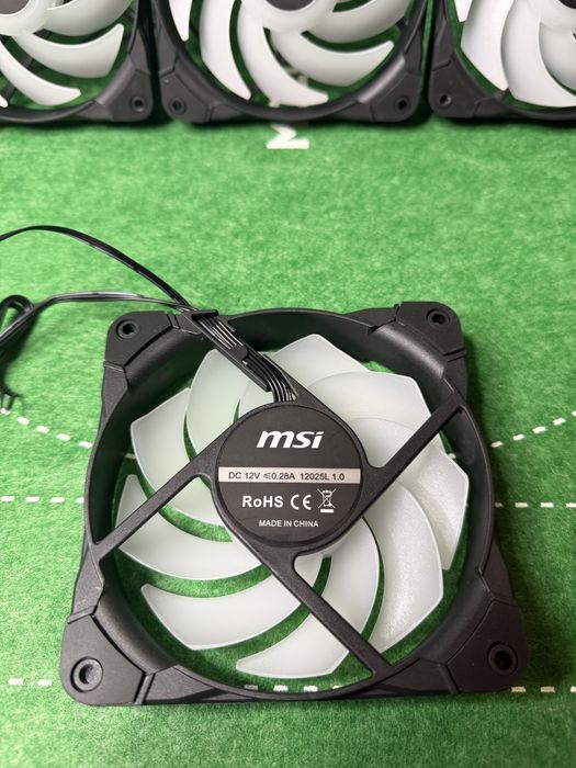 4x wentylatory msi 12025L 1.0 RGB 120mm