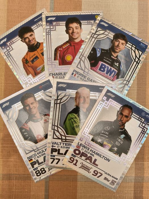 Topps attax turbo f1 limited 6 sztuk le