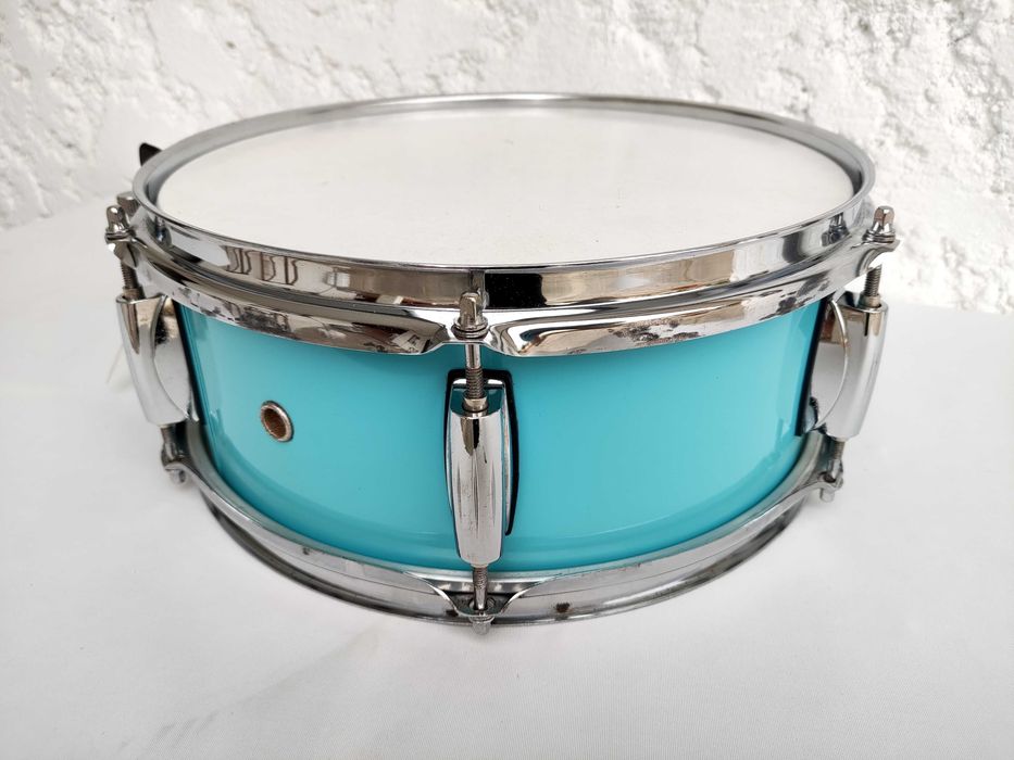 Tarola Eastar 12"x5" Azul + Tripé | Compact Snare