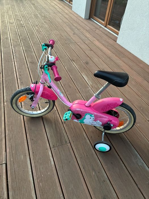 Btwin 500 14 cali jednorożec. Rowerek dla dziewczynki