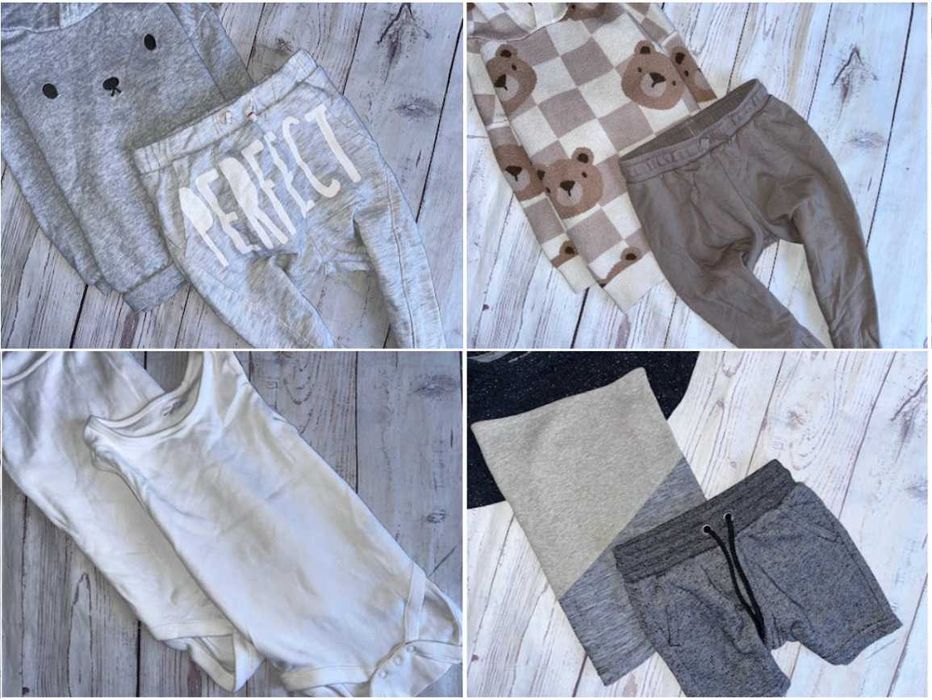 r.86-92 Mega paka 58szt zestaw ubranek dla Synka chłopca nike adidas