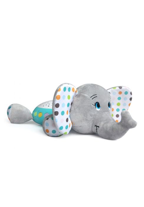 Дитячий нічник-проектор плюшевий слоник Казкові сни