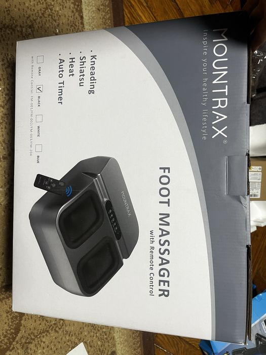 Масажер для ніг MOUNTRAX з підігрівом та пультом — новий