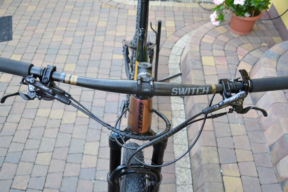 Giant XTC 1 full Deore XT 12s FOX SC koła karbon M 10,3kg bdb!