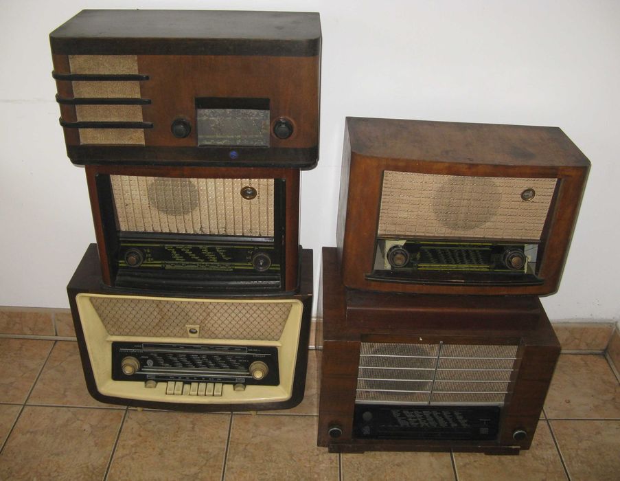 Stare radio lampowe Kosmos K-87, Saba, Tatry, inne.