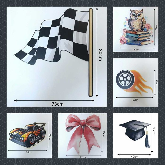 Ścianka, panel, tło, grafiki do dekoracji balonowych - wypożyczalnia