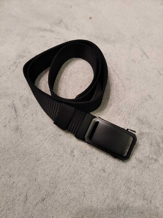 Nowy pas pasek parciany z automatyczną płynną regulacją czarny 110