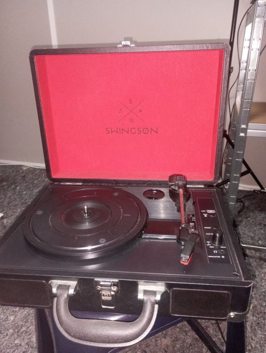 Gira discos tipo mala