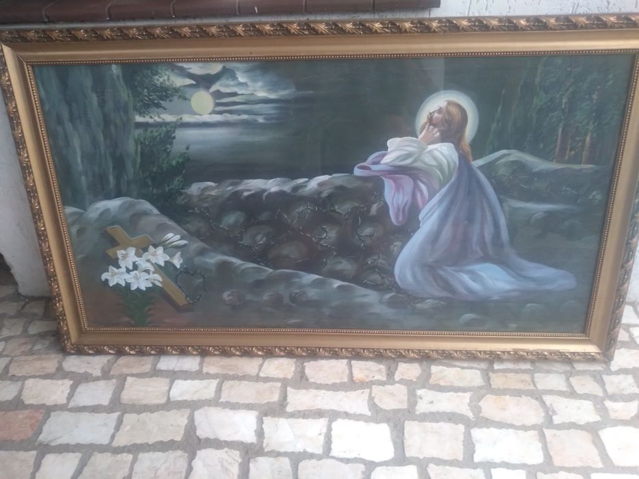 Stary Religijny obraz