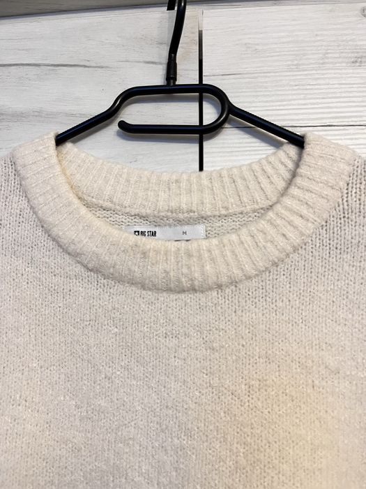 Kremowy sweter M big star damski