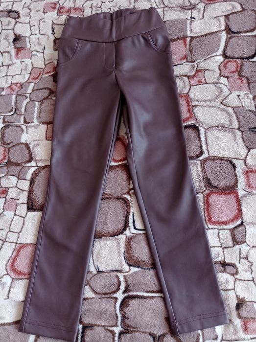 Штани з екошкіри