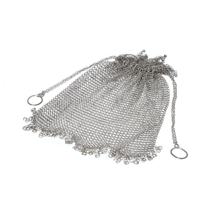 Bolsa antiga em Malha de Prata