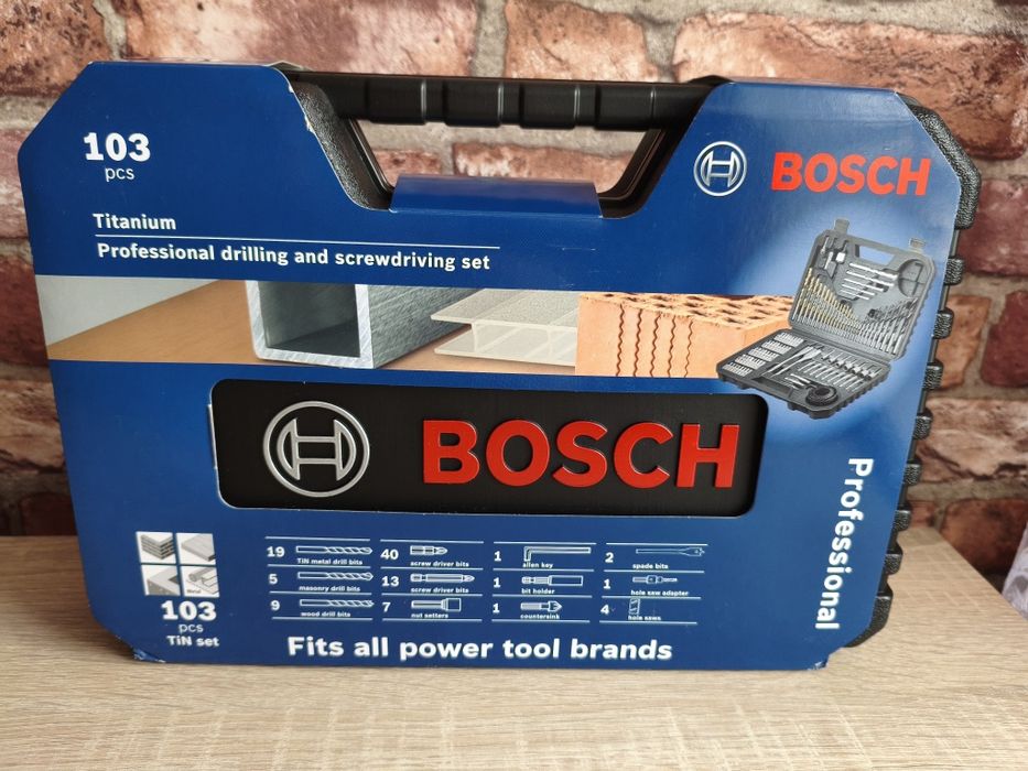 Zestaw akcesoriów BOSCH 103 elementy !