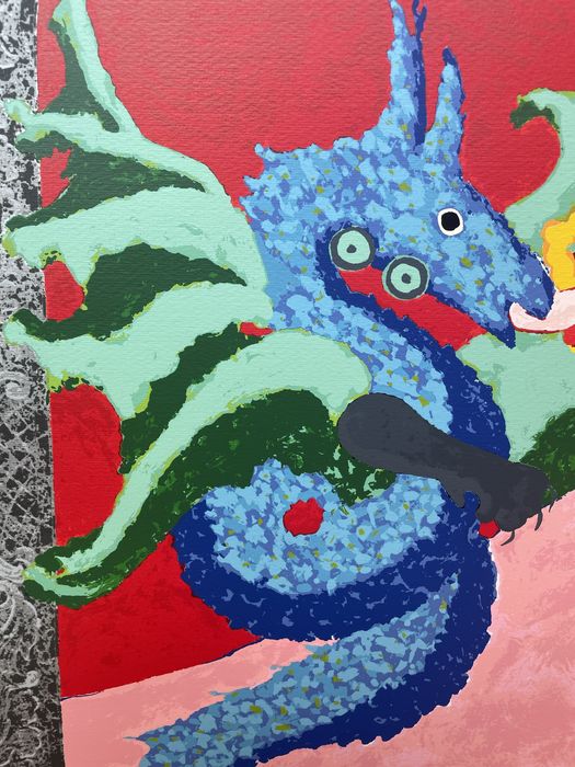 Serigrafia de José de Guimarães 1989