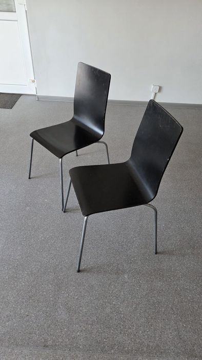 Krzesła  czarne Ikea