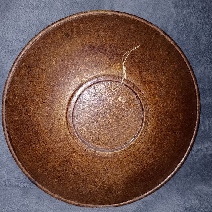 Тарелка настенная Петриковская роспись,бакелит.