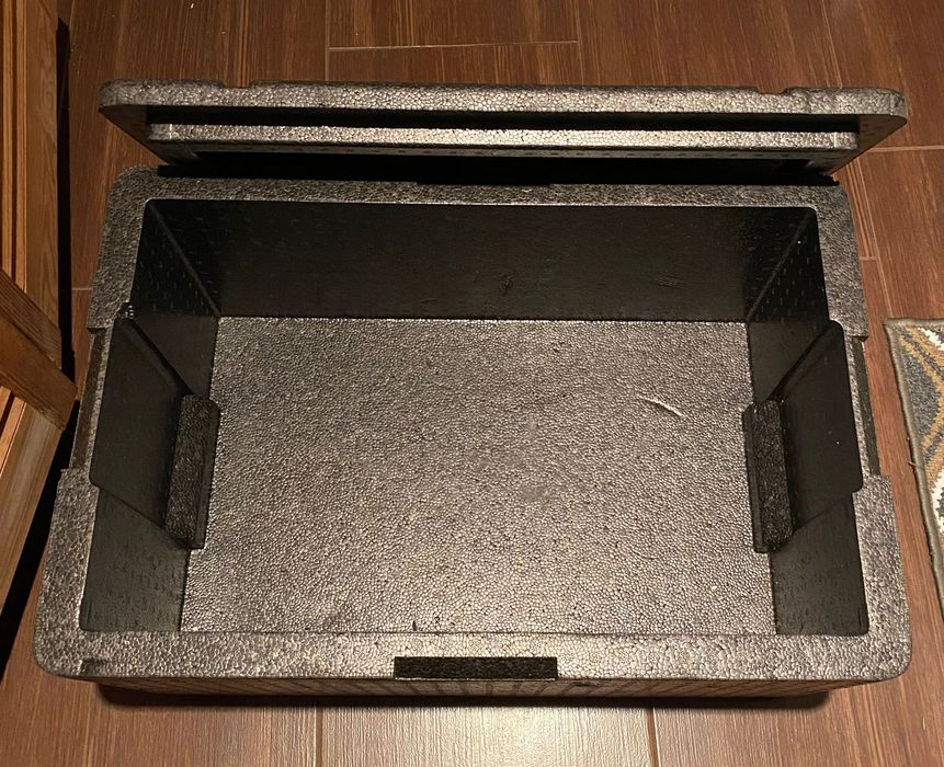 Termiczny czarny box z przykrywka Horeca