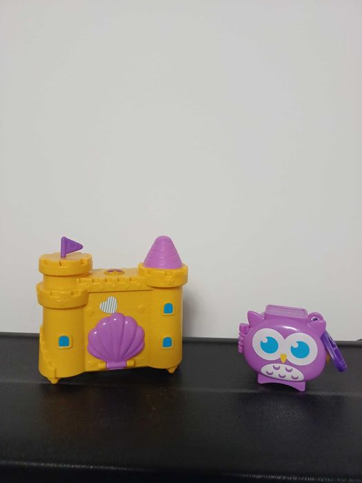 Ігровий набір Polly Pocket Пісочний замок та Polly Pocket Pet Connects Owl Compact