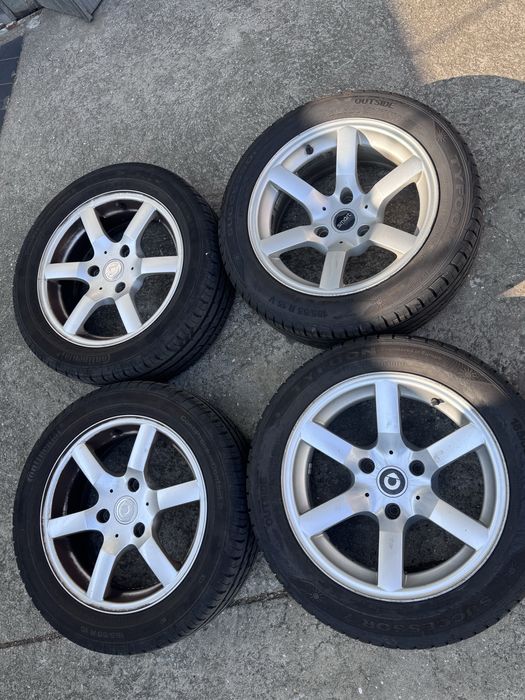 Jantes 15 3x112 Smart com pneus novos