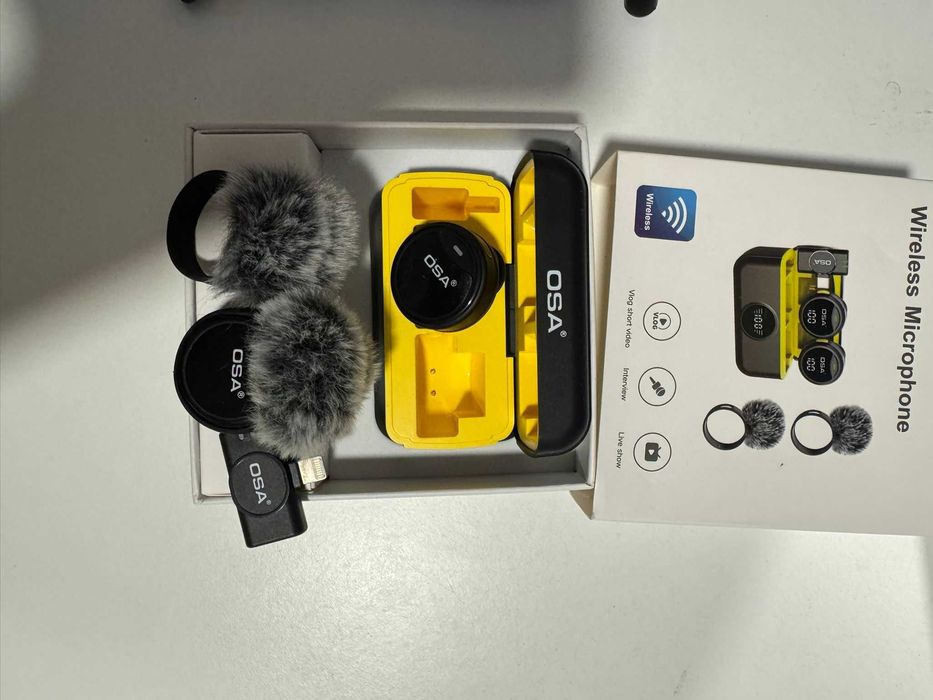 OSA Microfone para iPhone e iPad