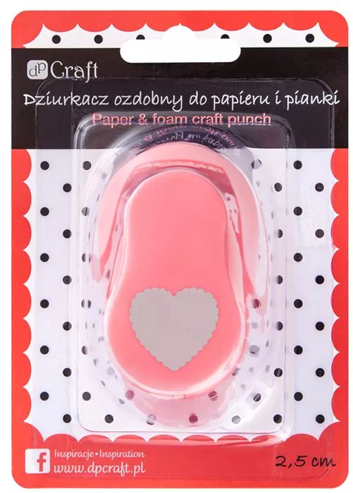 Dziurkacz ozdobny serce, 2.5 cm. Dalprint