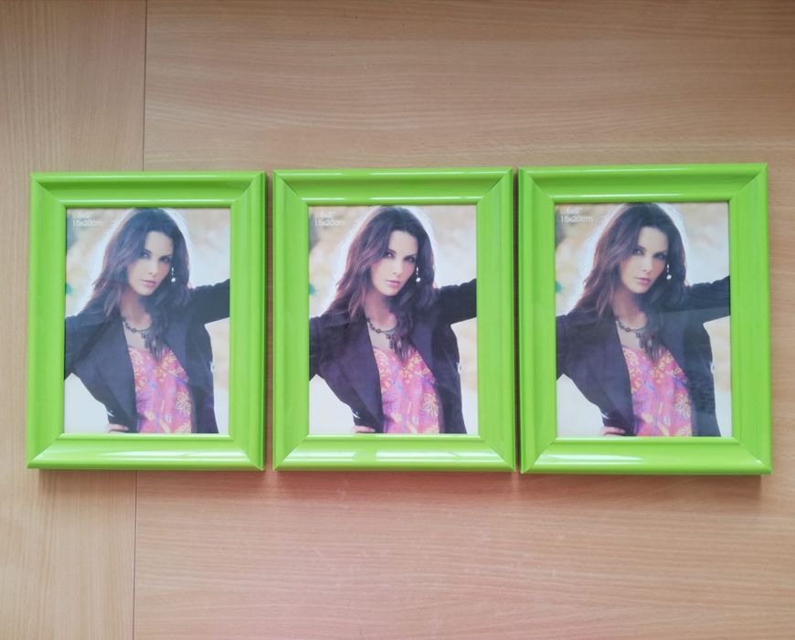 Set of 3 green frames64585352066818120
