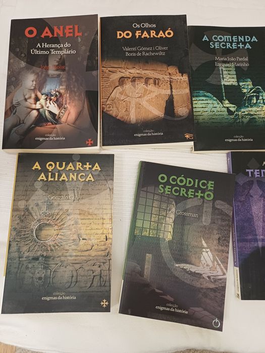 7 livros da coleção Enigmas da História