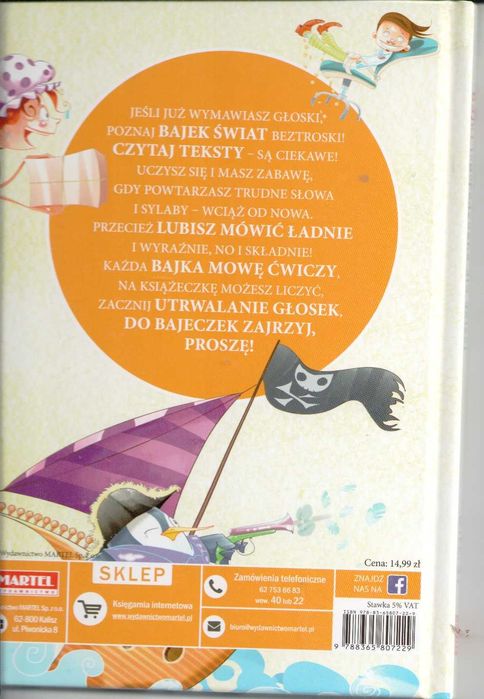 Bajki logopedyczne dla dzieci Wydawnictwo Martel
