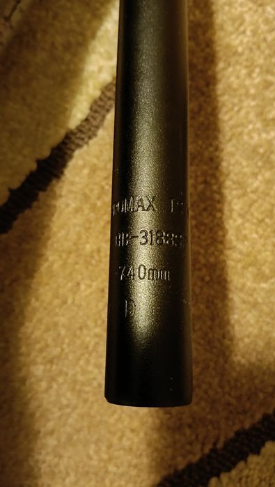 Kierownica gięta +mostek 70mm