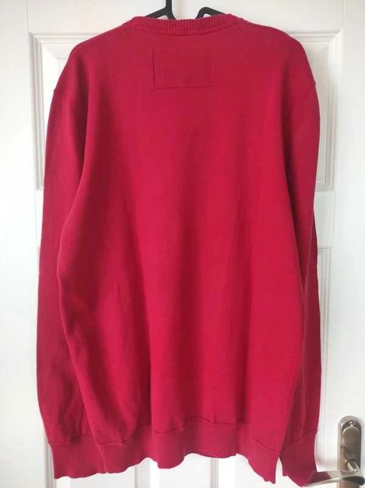 Czerwony bawełniany sweterek męski - L/XL - j. H&M, Zara, Reserved