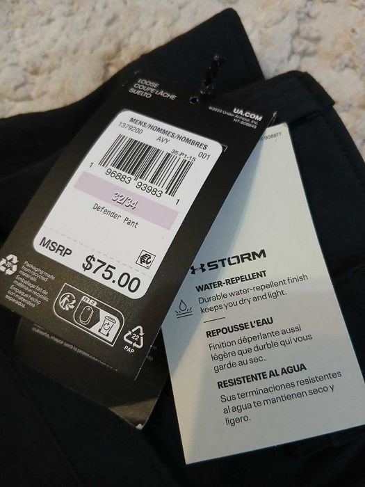 Оригінал Under Armour Defender Storm Pants 1379200 тактичні штани
