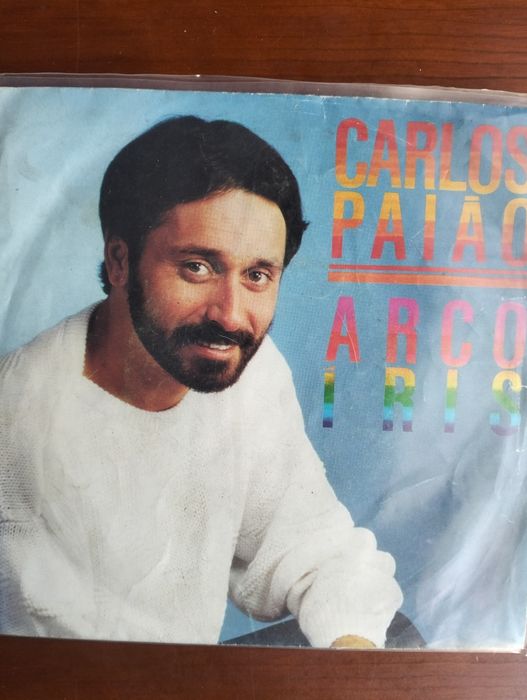 Disco de vinil single Carlos Paião - Arco-Iris