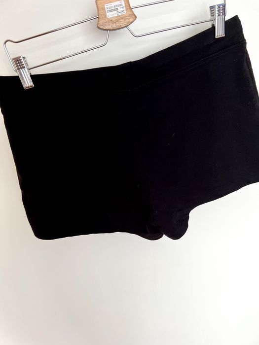 czarne krótkie spodenki bawełna raz założone M