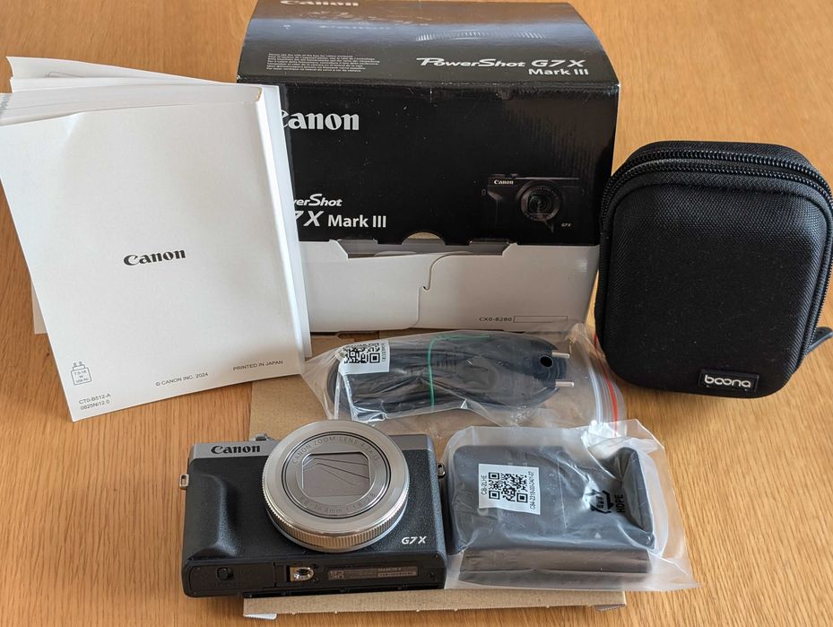 Canon G7 X Mark III Silver | Como Nova | Caixa + Fatura (Out.2025)
