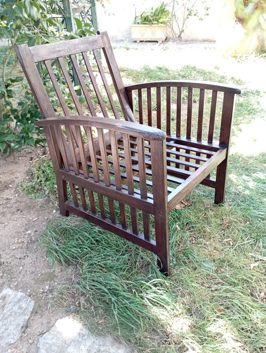 Cadeirão de jardim wenge